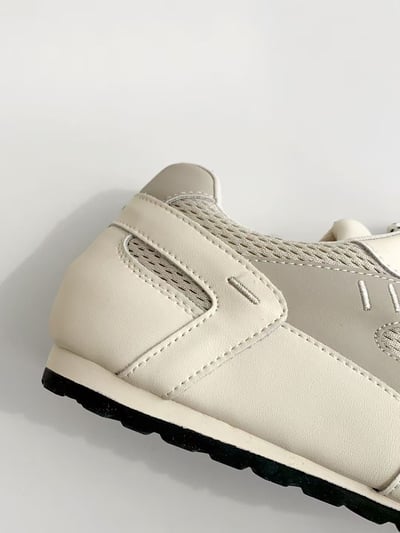 韓國 NAA 真皮滿頭撞色雙繩休閒女鞋9