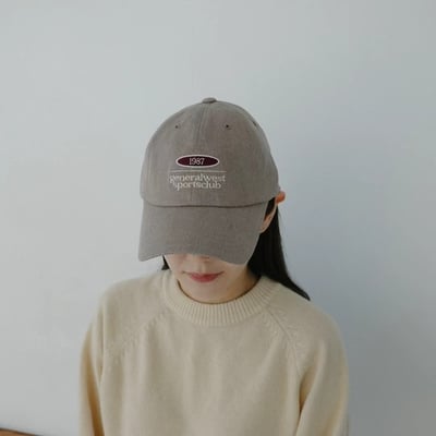 韓國UNI復古俱樂部童趣字母棒球帽3