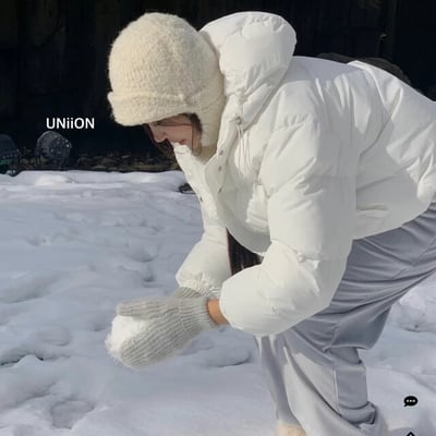 正韓UNI絨毛針織飛行帽3