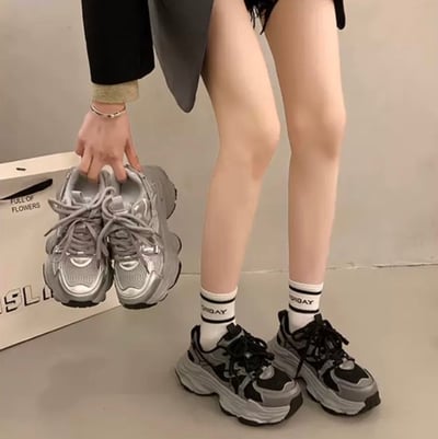 韓國 RU 超輕透氣入門老爹鞋4