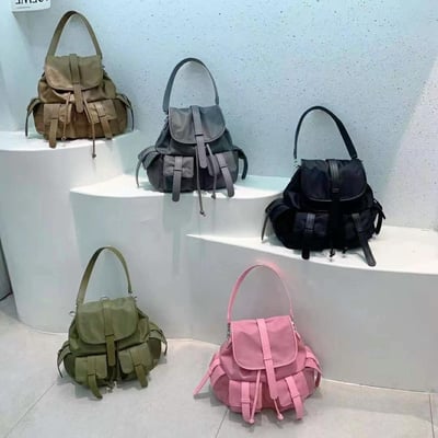 韓國TRO 多功能單肩斜挎後背包4