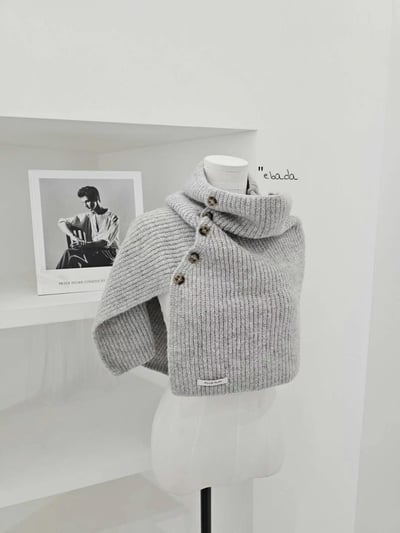 正韓EBA慵懶系針織披肩10