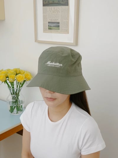 韓國 UNI 字母防曬遮陽漁夫帽4