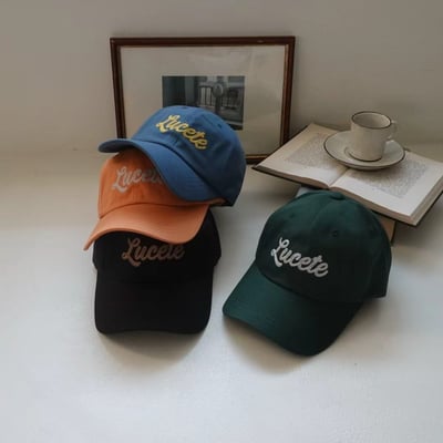 韓國UNI盧賽特英文刺繡棒球帽2