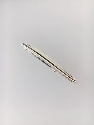 韓國NYU 時光迴廊金屬竹葉釦夾6