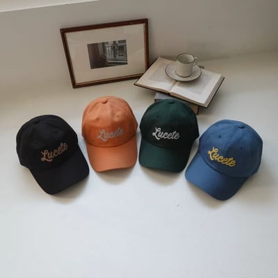 韓國UNI盧賽特英文刺繡棒球帽3