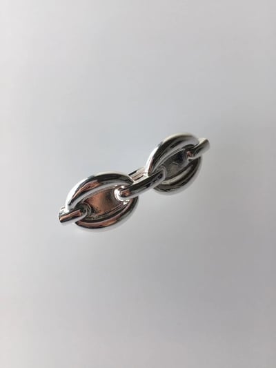 韓國NYU 個性金屬坦克鏈彈簧髮夾6