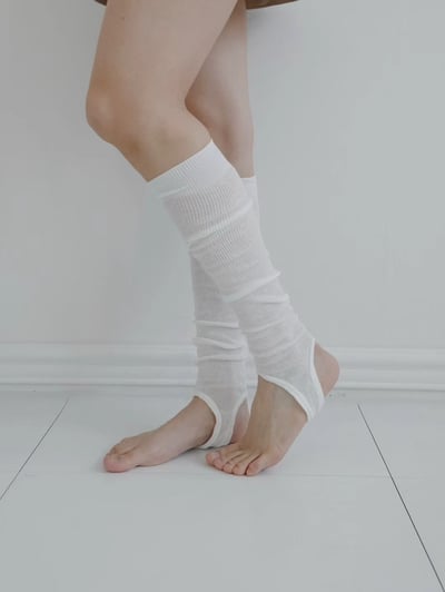 韓國 UNI 春夏透氣長統襪套襪子1