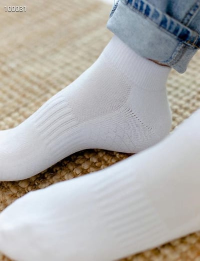 韓國 LEG 男士緩衝吸汗投契防滑厚底短襪2