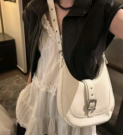 韓國TRO 大容量馬鞍腋下包5