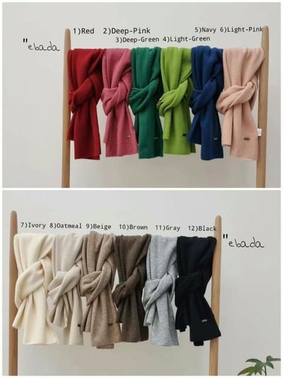 正韓單色素雅百搭圍巾 現貨(羊毛15%)9