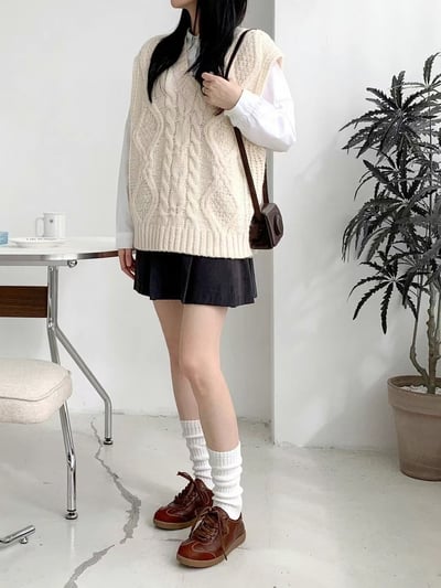 韓國 NAA 真皮類牛津德訓休閒女鞋7