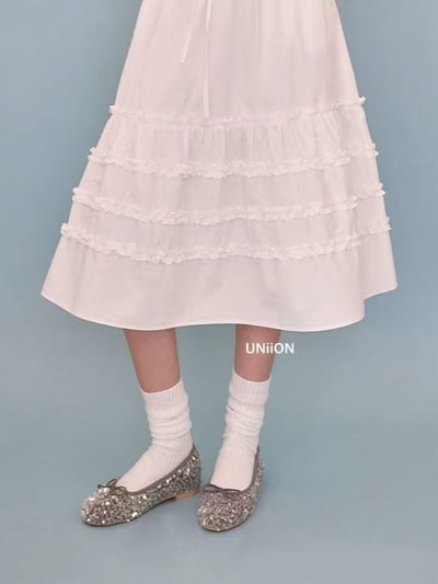 韓國 UNI 韓系密織直紋長筒長襪1