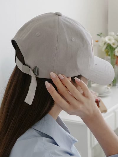 韓國UNI冠軍糖果拼色字母棒球帽6