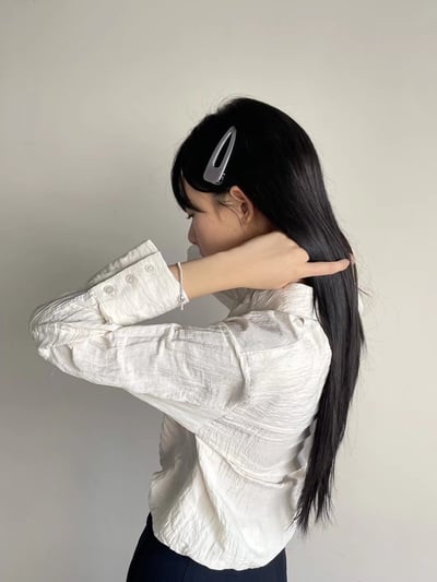 韓國NYU 韓國經典熱銷鏤空三角夾5