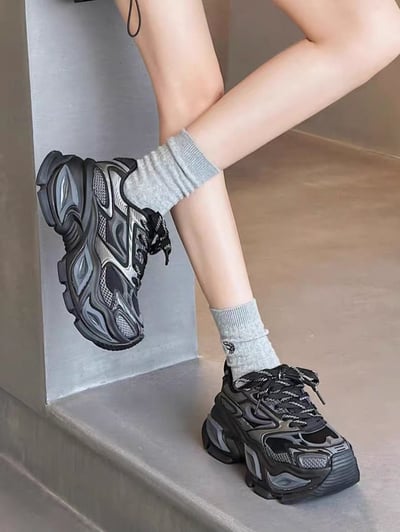 韓國 AL 六公分焰炎旋風老爹鞋 (女)11