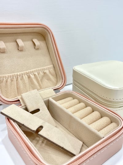 JS 緞面方形飾品收納盒2