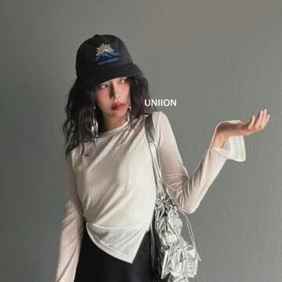 韓國 NU 美式夕陽復古棒球帽1