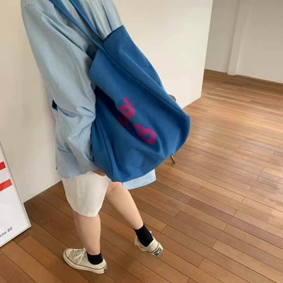 韓國TRO 梅森學生休閒帆布托特包7