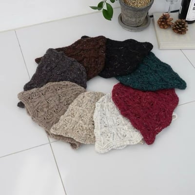 韓國UNI法式復古鈴鐺繡花鐘型帽3