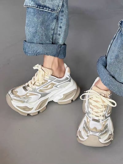 韓國 AL 六公分焰炎旋風老爹鞋 (女)8