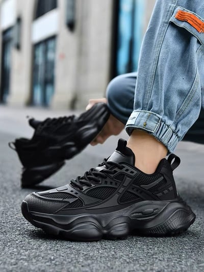 韓國 VBIN 透氣三角機械老爹鞋   ( 最大48號 )1