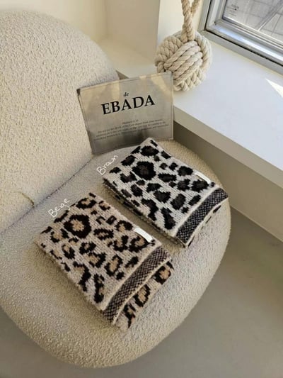 正韓爆款豹紋圍巾(6%羊毛)8