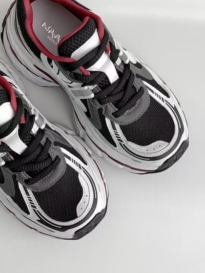 韓國 NAA 人氣六公分沙奇羊皮增高女老爹鞋1