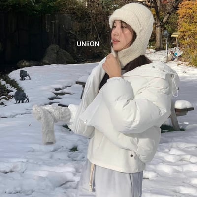 正韓UNI絨毛針織飛行帽2