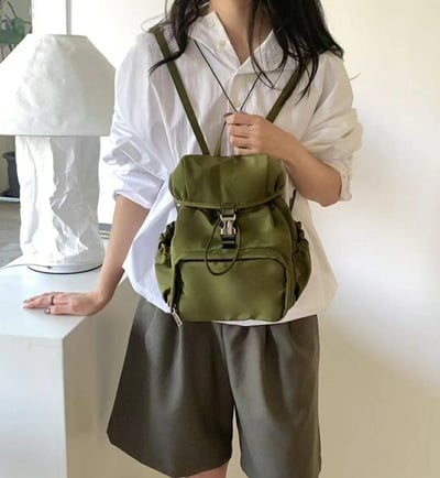 韓國TRO 日常休閒牛津尼龍後背包1