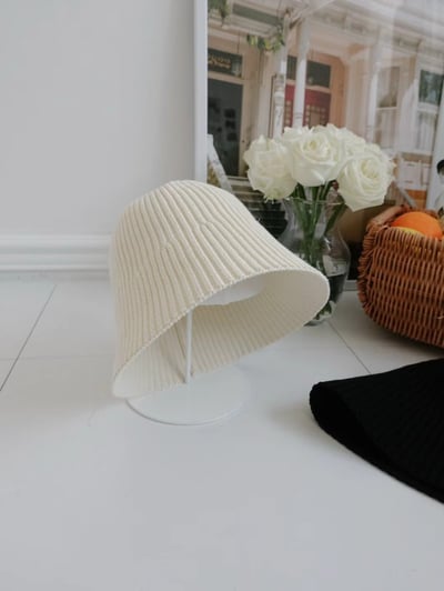 韓國 UNI 基本款直紋防曬盆帽夫帽3