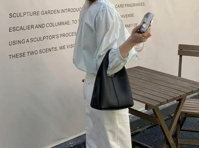 韓國TRO 初春糖果純色法式手提斜挎包4