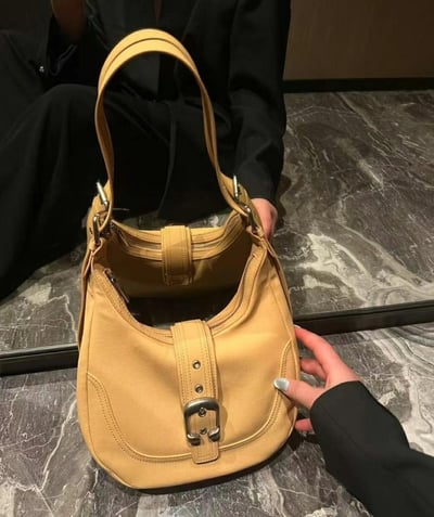 韓國TRO 大容量馬鞍腋下包7