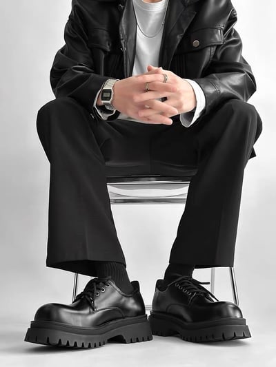 韓國 VBIN  經典正裝斷層德比鞋4