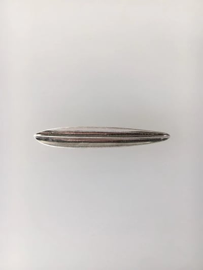 韓國NYU 時光迴廊金屬竹葉釦夾2