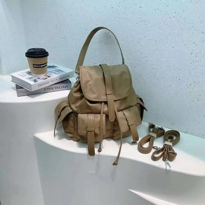 韓國TRO 多功能單肩斜挎後背包7