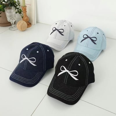 韓國 NU 簡約單寧刺繡單結棒球帽7