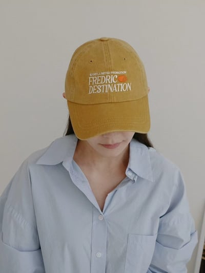 韓國UNI弗雷德復古丹寧中性棒球帽7