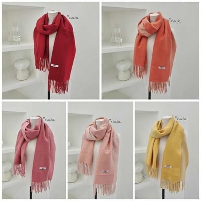 正韓EBA素色雙面兩用圍巾11