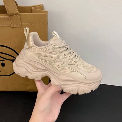 韓國 RU 真皮七公分女款老爹鞋15