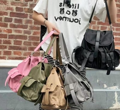 韓國TRO 多功能單肩斜挎後背包2