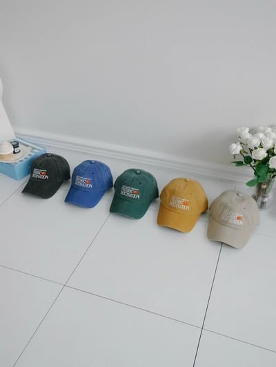 韓國UNI弗雷德復古丹寧中性棒球帽5