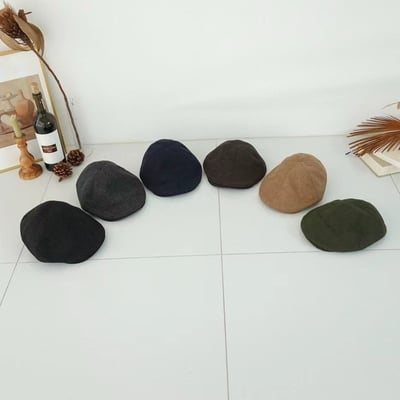 韓國UNI毛倪短絨伸縮收口鴨舌帽3