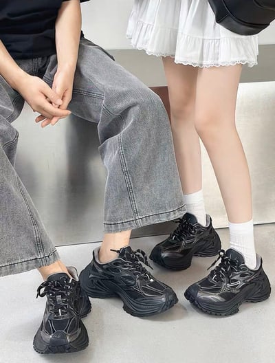 韓國 AL 霧淵旋風增高老爹鞋 (男女）6