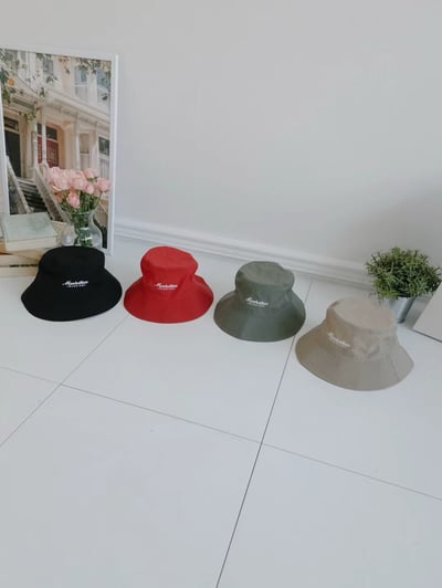 韓國 UNI 字母防曬遮陽漁夫帽7