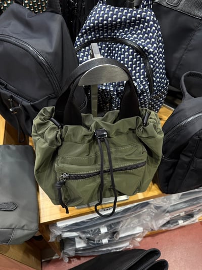 韓國爆款縮口尼龍手提側包8