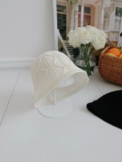 韓國 UNI 少見設計圖騰防曬盆帽夫帽3