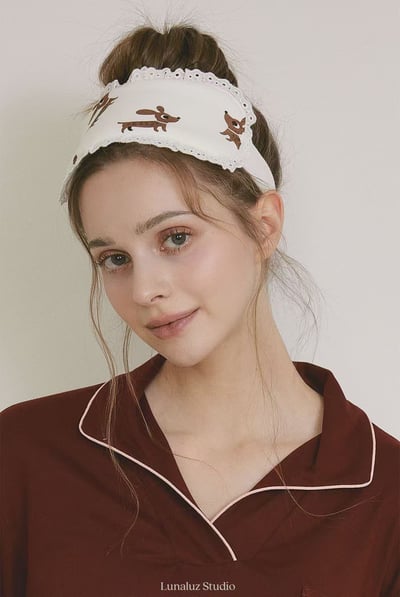 韓國 LUNA 韓系簡約女生長袖情侶套裝睡衣8