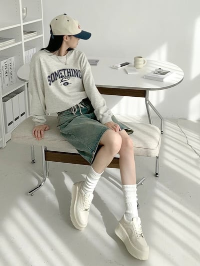 韓國NAA厚底松糕小白鞋4