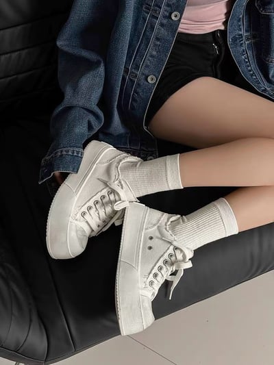 韓國 VBIN 男女款髒髒翹鼻帆布鞋5